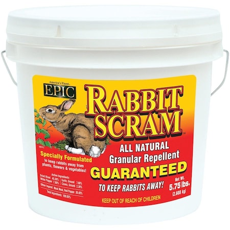 Scram Rabbit 6 Lb. Granular Organic Rabbit Repellent 11060